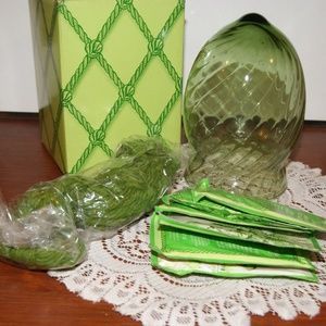 AVON BATH GARDEN HANGING PLANTER WITH CRYSTALS